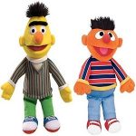 GUND Sesame Street Plush Animal Duo Pack, Bert/Ernie 14 inch