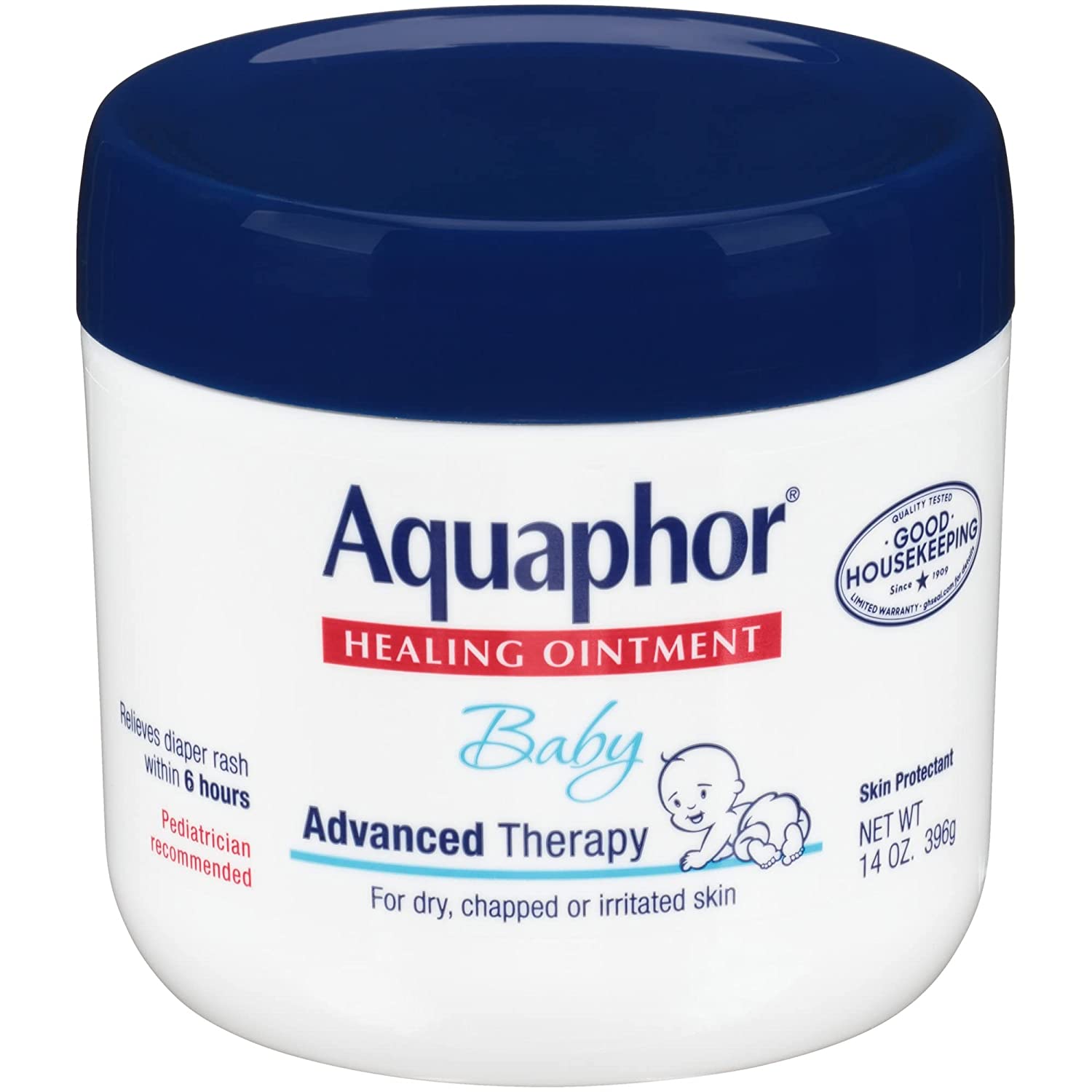 Aquaphor Healing Ointment 14 Ounce Jar (414ml) (2 Pack)  Health & Household