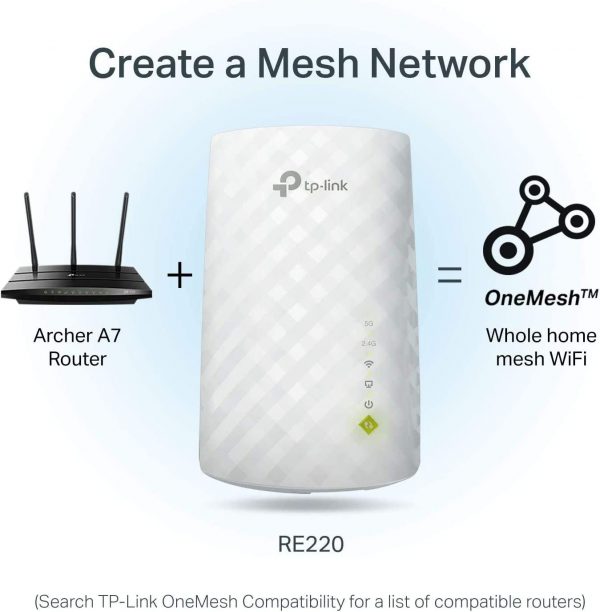 TP-Link AC750 WiFi Extender (RE220), Covers Up to 1200 Sq.ft and 20 Devices - Image 7