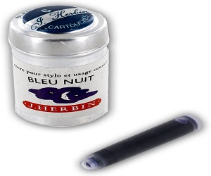 J. Herbin Ink Cartridges Bleu Nuit