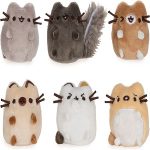 GUND Pusheen Comic Collector I Love Kitties Set of 6 Plush Stuffed Animal Cats, 2″