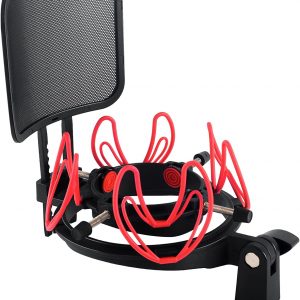 Shock Mount with Pop Filter-Microphone Shock