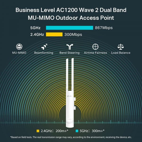 TP-Link EAP225-Outdoor | Omada AC1200 Wireless Gigabit Outdoor Access Point - Image 6