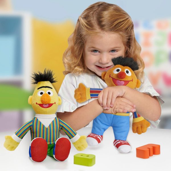 GUND Sesame Street Plush Animal Duo Pack, Bert/Ernie 14 inch - Image 3