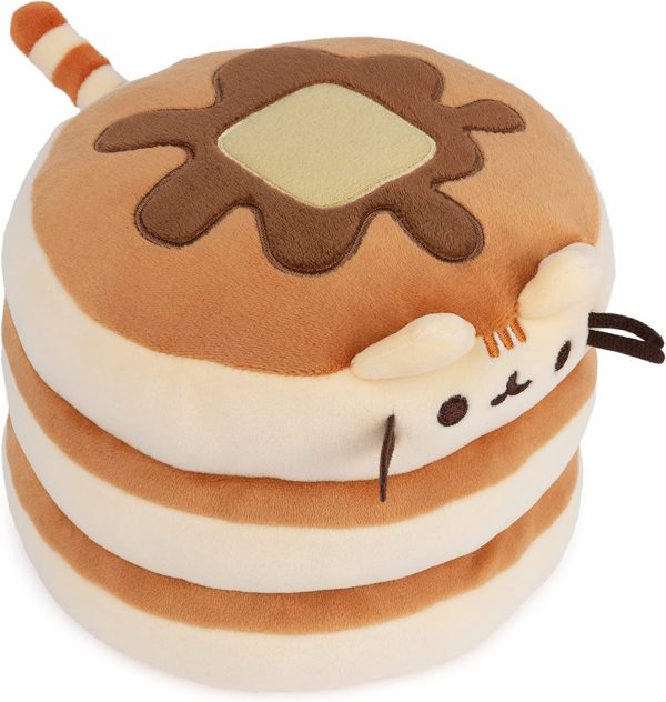 GUND Pusheen The Cat Pancake Squisheen Plush, Squishy Toy Stuffed Animal for Ages 8 and Up, Brown, 6” - Image 5