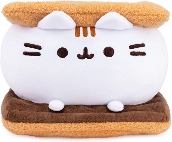 GUND Pusheen S’Mores Squisheen Plush, Stuffed Animal for Ages 8 and Up, Brown/White, 12” - Image 5