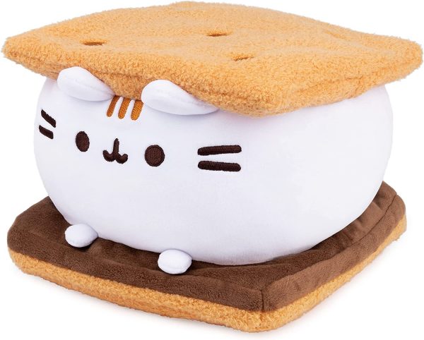 GUND Pusheen S’Mores Squisheen Plush, Stuffed Animal for Ages 8 and Up, Brown/White, 12” - Image 4