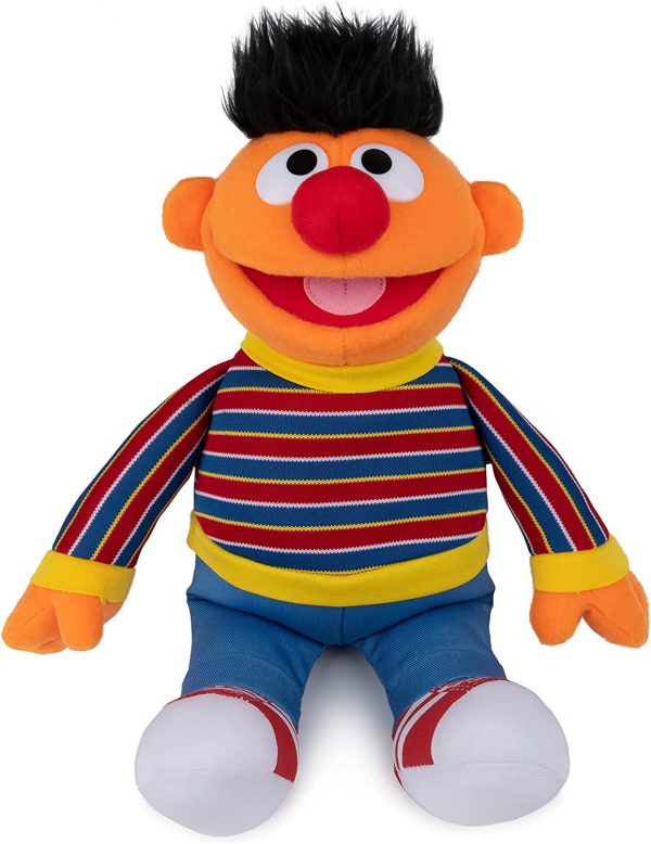 GUND Sesame Street Official Ernie Muppet Plush, Premium Plush Toy for Ages 1 & Up, Yellow, 13.5” - Image 6