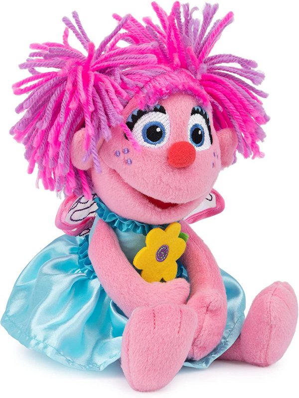 GUND Sesame Street Official Abby Cadabby Muppet Plush, Premium Plush Toy for Ages 1 & Up, Pink/Blue, 11” - Image 6