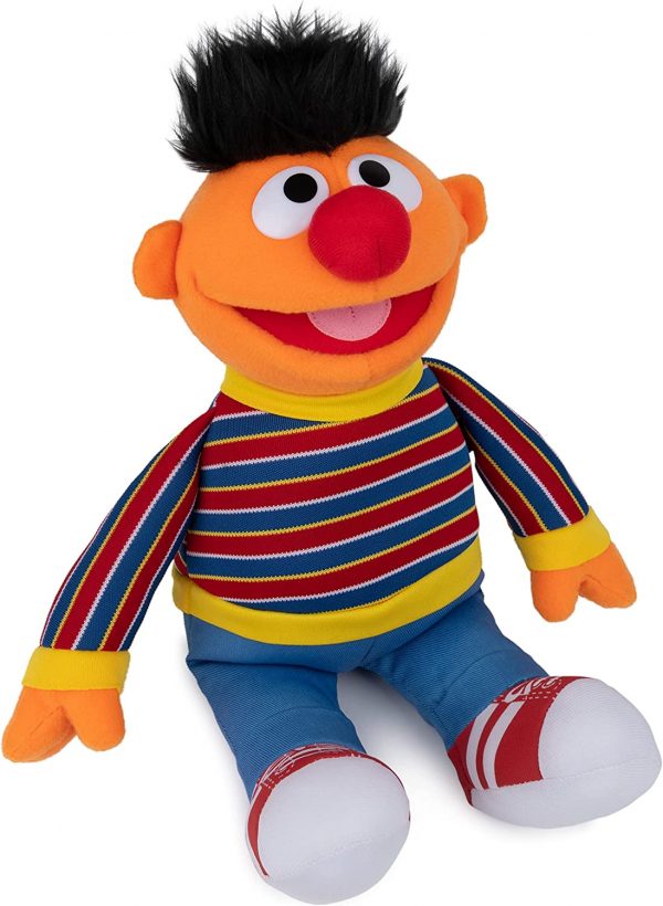 GUND Sesame Street Official Ernie Muppet Plush, Premium Plush Toy for Ages 1 & Up, Yellow, 13.5” - Image 5