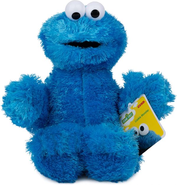 GUND Sesame Street Official Cookie Monster Muppet Plush, Premium Plush Toy for Ages 1 & Up, Blue, 12” - Image 5