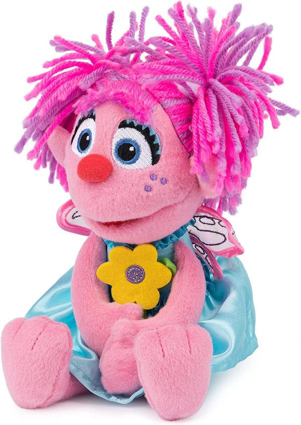 GUND Sesame Street Official Abby Cadabby Muppet Plush, Premium Plush Toy for Ages 1 & Up, Pink/Blue, 11” - Image 5