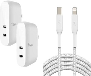 Belkin 40W USB Type C PD Wall Charger.