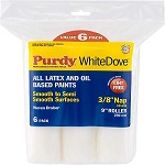 Purdy White Dove Roller Cover, 9 x 3/8 in., 6 count