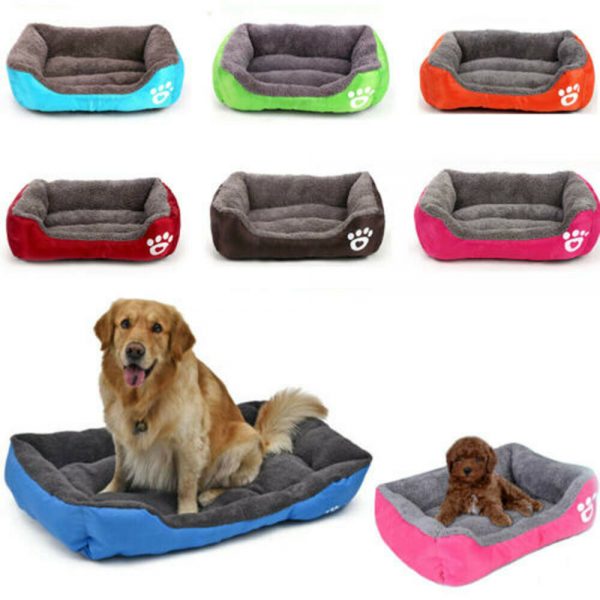 Large Pet Dog Cat Bed Puppy Cushion House Pet Soft Warm Kennel Dog Mat Blanket